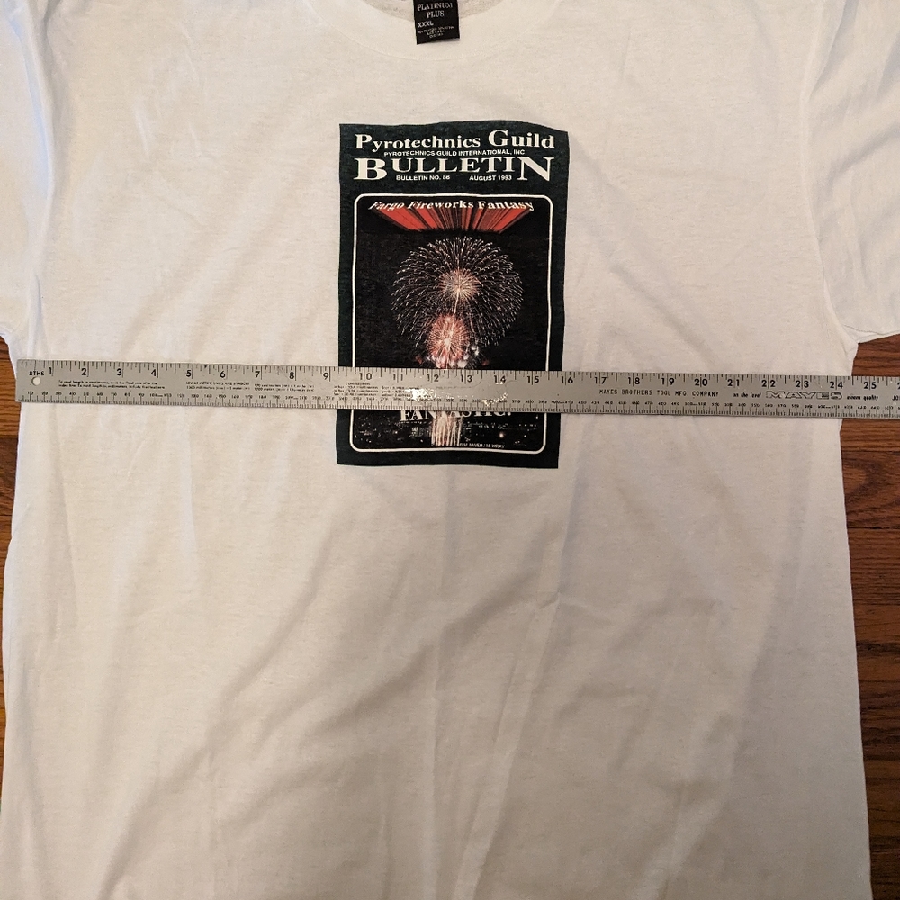 Vintage 1993 pyrotechnics tee shirt - Picture 3 of 5